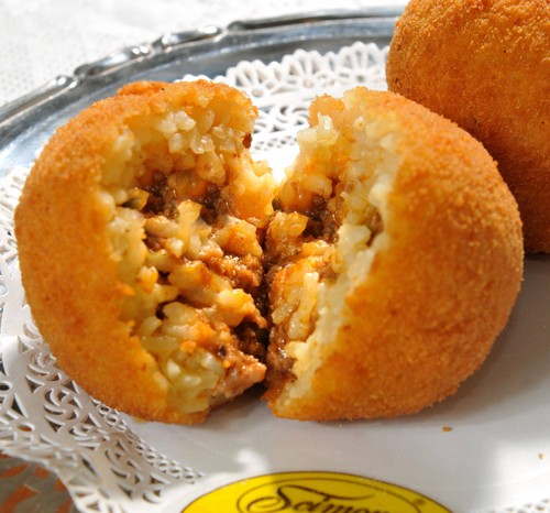 Arancine alla carne