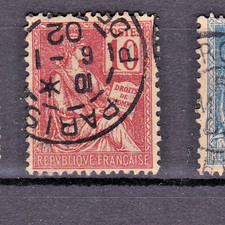 TIMBRE 1900-01 FRANCE MOUCHON