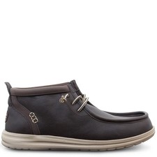 HEY DUDE - Mocassino marrone 'WALLY MID GRIPR CLASSIC' per uomo