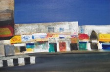 SALVATORE MAGAZZINI: Raro Olio su Tavola in Cornice, con Autentica; STUPENDO!!!