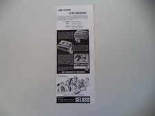 advertising Pubblicità 1967 GELOSO REGISTRATORE G 600/G 541/G 651