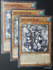 Set 3X CRYSTRON RION RATE-IT020 Comune in Italiano YUGIOH