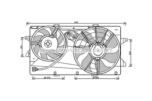 Ventola motore ford transit - motore,