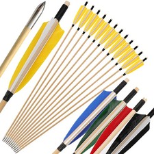 Frecce in legno 32" 5" piuma