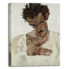 Schiele autoritratto testa