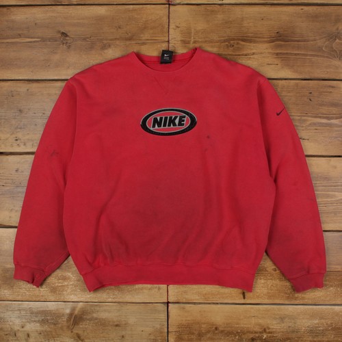 Felpa nike spell out - vintage, l