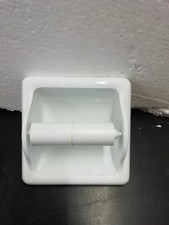 ACCESSORIO BAGNO IN CERAMICA BIANCO    DA INCASSO PORTA ROTOLO
