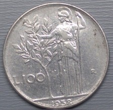 1958 italy 100 lire - 1958,