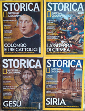 Lotto 4 riviste STORICA National Geographic