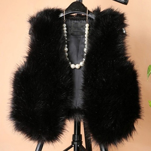 Gilet corto pelliccia