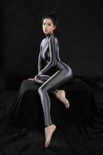 Plus Women Satin Glossy