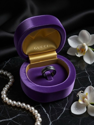 Anello gucci oro bianco 18 - bianco,