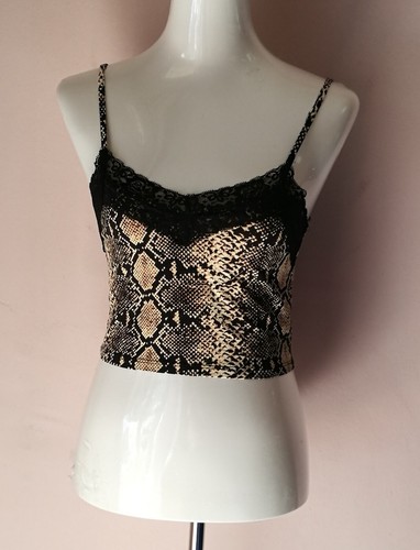 Canotta top con - top, pizzo
