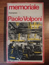 Libro MEMORIALE di Paolo Volponi Romanzo i Garzanti 1976 Copertina F. Bianconi