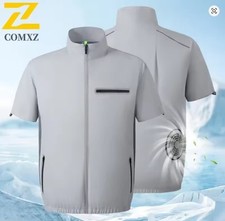 GILET UOMO ESTIVO IMPERMEABILE VENTOLE DI RAFFREDDAMENTO ESTATE LAVORO TREKKING