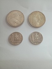 LOTTO  4 MONETE ARGENTO  2 X