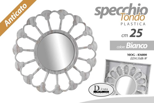 Specchio parete tondo - specchio, da