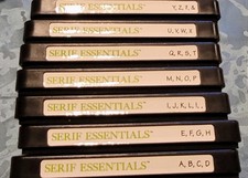 Sizzix Serif Essentials Set of