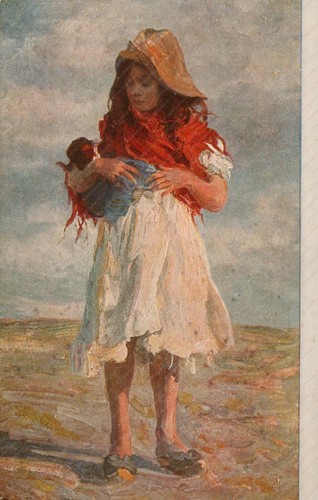 1912 una trovatella - trovatella, pittore