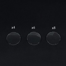 4x 6x 8x obiettivo mirino tiro con l'arco arco composto 1 pin cannocchiale lente di ingrandimento tiro