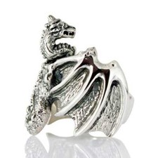 Anello drago cavaliere in