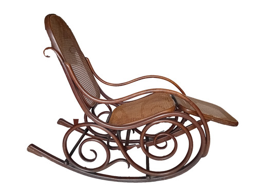 Sedia dondolo legno faggio - sedia,