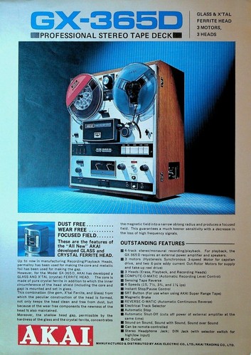 Akai 365d foglio - akai, gx-365d