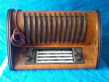 Rara RADIO EPOCA Italiana Valvole MARELLI RADIOMARELLI 9A55 del 1945 FUNZIONANTE