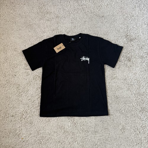Shirt uomo nera stussy - t-shirt,