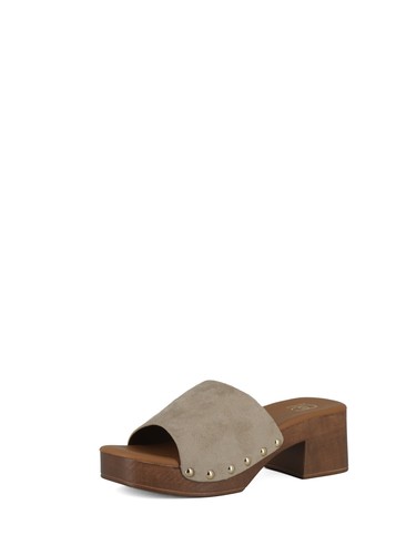 Zoccoli donna beige chiaro