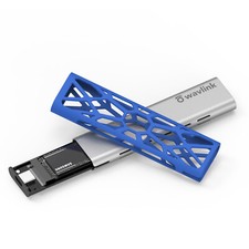 NVMe M.2 USB 3.2 SSD Enclosure Adattatore 10 Gbps per NVMe PCIe M-Key/M+B Key