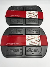 2 fogli di biscotti natalizi