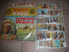 7  Figurine  Storia Del West, album EDIS  recup, belle (no Panini  Lampo Imperia