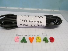 CAVO CAV249 METRI 3,50,  FILI 2x0,75. VEDI FOTO