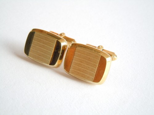 Gemelli vintage placcato - placcato, in
