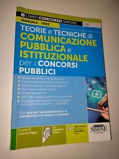 TEORIE e TECNICHE COMUNICAZIONE PUBBLICA ISTITUZIONALE CONCORSI PUBBLICI SIMONE