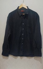 Camicia Manica Lunga Da Uomo Casual CX In Cotone Colore Nero Taglia XXL