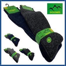 2 Calze uomo lunghe TERMICHE calde di lana calzettoni invernali calzini pesanti