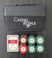 Casino Royale Cartamundi James Bond 007 Poker Set con carte fiches e custodia LEGGI