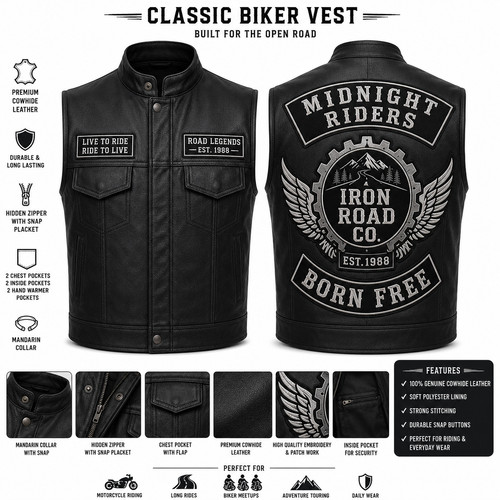 Giubbotto moto pelle nero - moto,
