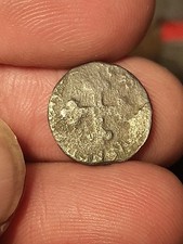 Raro R2 Carlo Emanuele II mezzo soldo busto giovanile E croce mauriziana Biaggi 