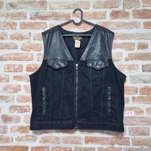 Gilet harley davidson pelle - gilet,
