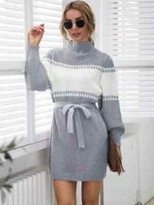 Elegante vestito abito maglia