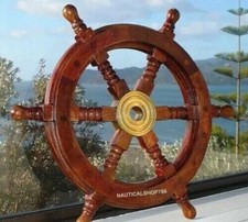 Nautical Wooden Ship Steering