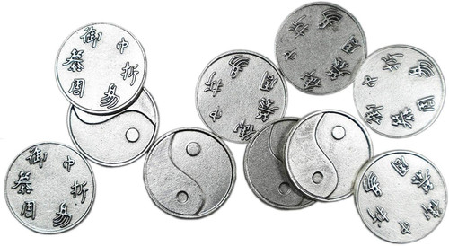 Monete tao yin - yin, placcate