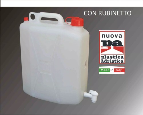 Tanica acqua con rubinetto