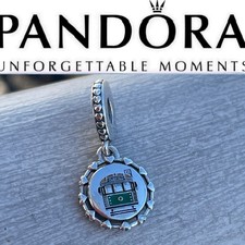 Raro ciondolo pendente Pandora esclusivo Paese d'Australia Melbourne Bus