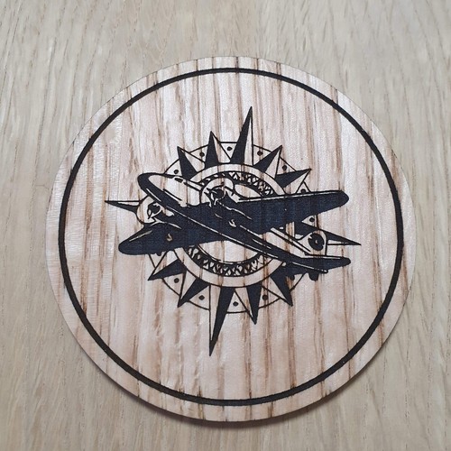Sottobicchiere legno taglio - sottobicchiere,