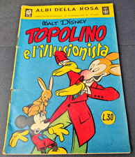 ALBI DELLA ROSA - Topolino e l'illusionista  151 anno 1957  Walt Disney