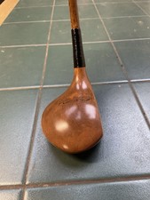 Hickory Mazza da Golf Spalding Bros Grande Testa Driver Reg Des Sole Plate D2 11 Gradi